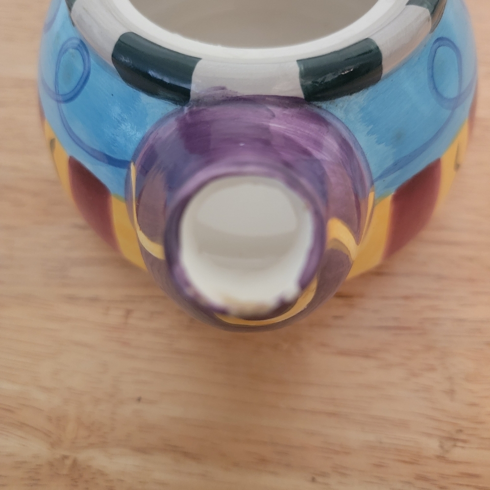 Stackable 3pc Ceramic Tea Set - Picture 2 of 13
